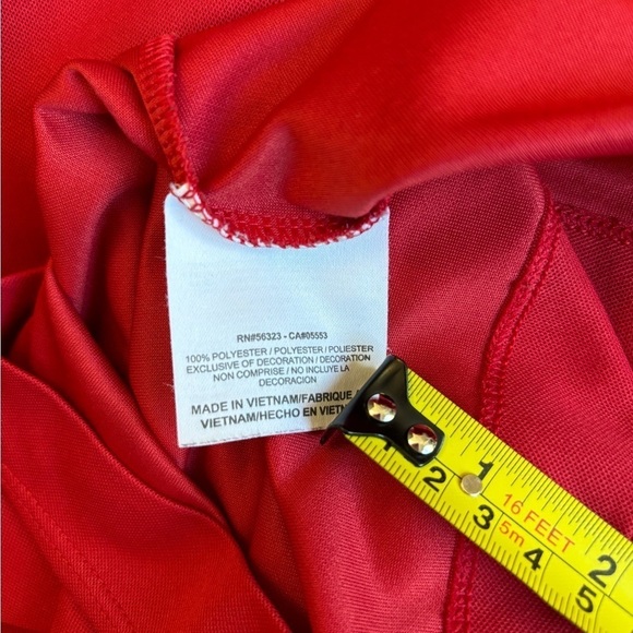 Nike Golf Dri-Fit Polo Shirt w/ Budweiser Logo Red Men's Size Large - Picture 9 of 9